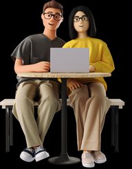 Business professionals collaborating at a table with a laptop